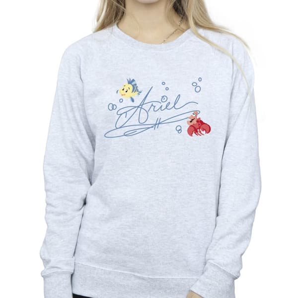 Disney Womens/Ladies The Little Mermaid Ariel Sweatshirt