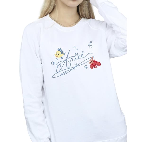 Disney Womens/Ladies The Little Mermaid Ariel Sweatshirt