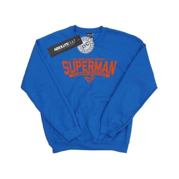 DC Comics Mens Superman My Hero Sweatshirt