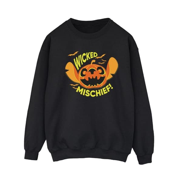 Disney Womens/Ladies Lilo And Stitch Wicked Mischief Sweatshirt