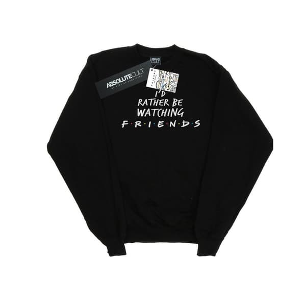 Friends Mens Rather Be Watching Sweatshirt