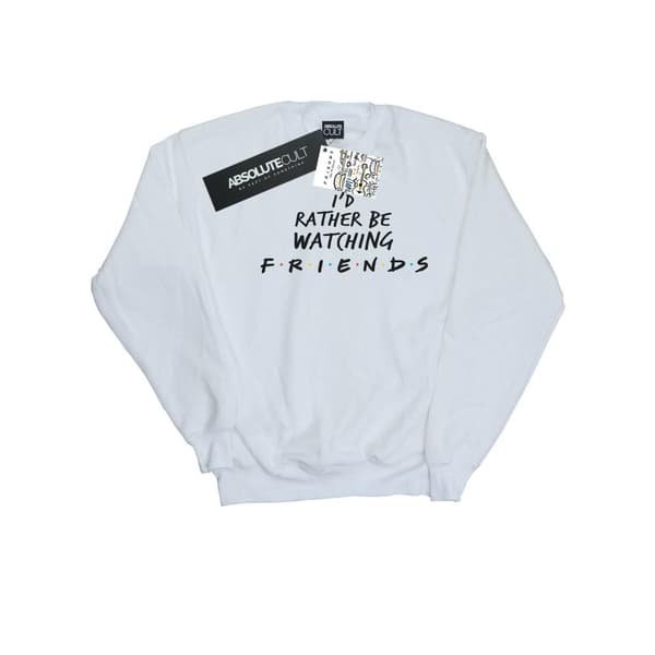 Friends Mens Rather Be Watching Sweatshirt
