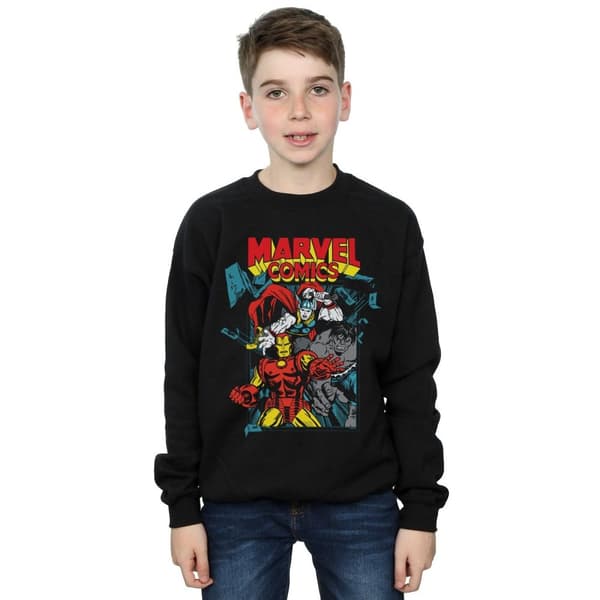 Marvel Comics Pojkar Trio Pose Sweatshirt