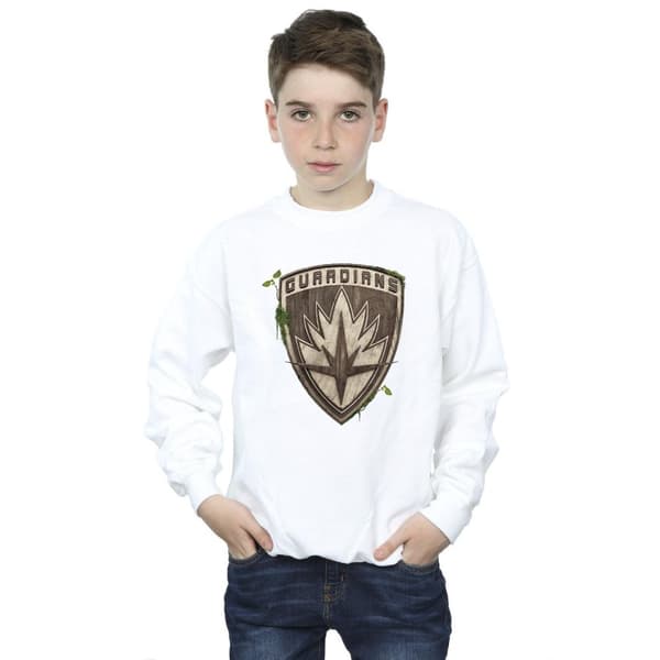 Marvel Boys I Am Groot Guardian Emblem Sweatshirt