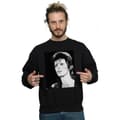 Miniatyrbillede 2 af 3: David Bowie Mens Ziggy Looking Sweatshirt