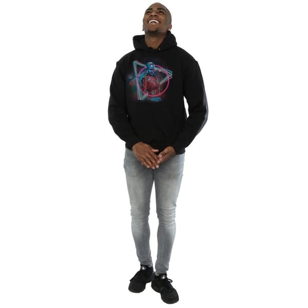 Marvel Mens Guardians Of The Galaxy Neon Nebula Hoodie