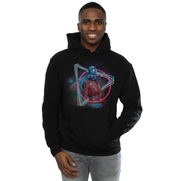 Marvel Mens Guardians Of The Galaxy Neon Nebula Hoodie
