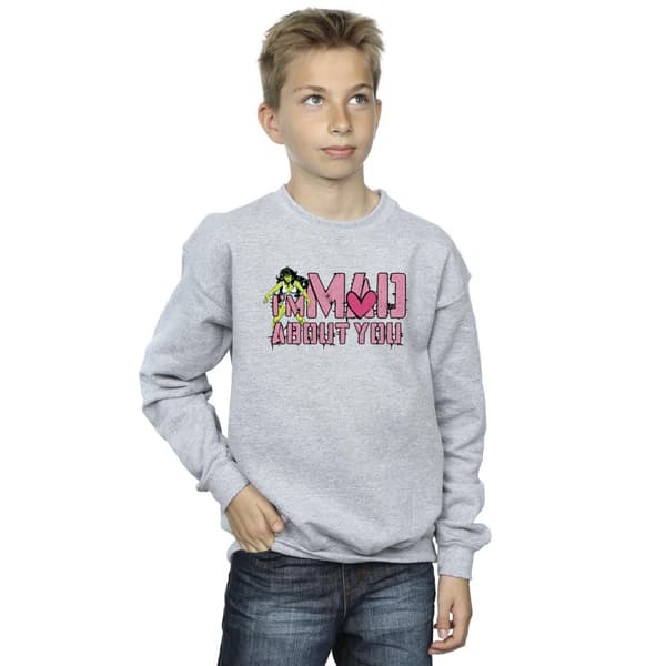 Marvel Boys She-Hulk Mad About You Sweatshirt