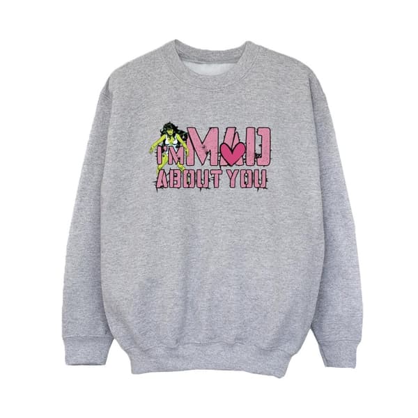 Marvel Boys She-Hulk Mad About You Sweatshirt