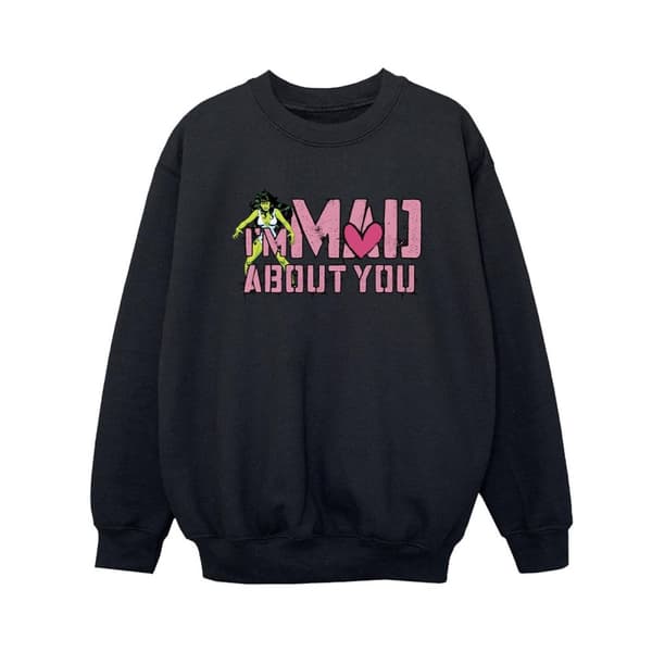 Marvel Boys She-Hulk Mad About You Sweatshirt