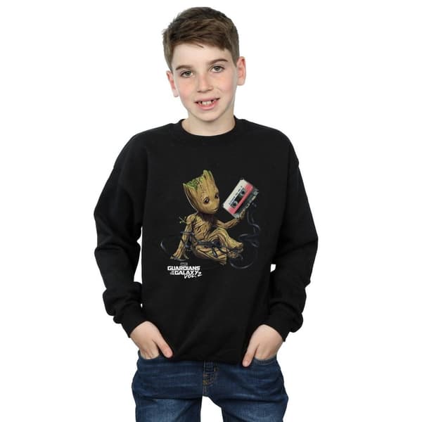 Marvel Boys Guardians Of The Galaxy Groot Tape Sweatshirt