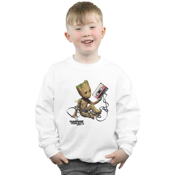 Marvel Boys Guardians Of The Galaxy Groot Tape Sweatshirt