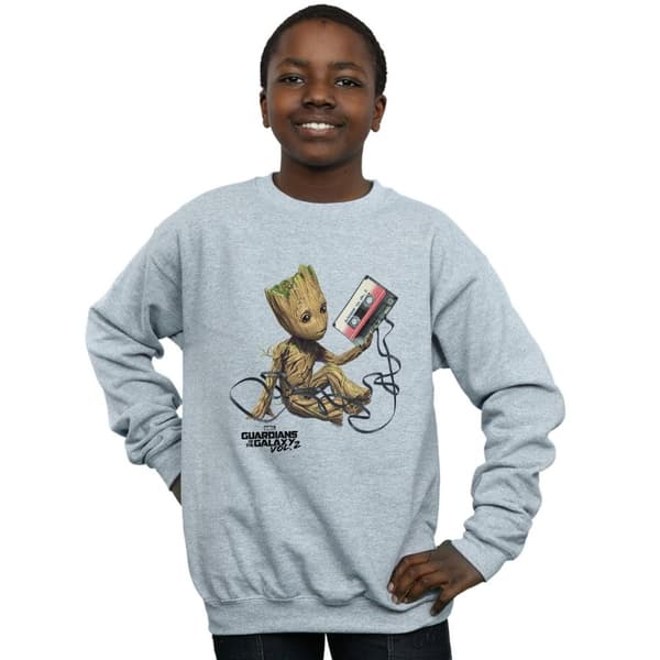Marvel Boys Guardians Of The Galaxy Groot Tape Sweatshirt