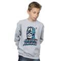 Miniatyrbillede 2 af 3: Marvel Boys Captain America Distressed Sweatshirt