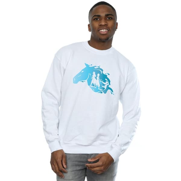 Disney Mens Frozen 2 Nokk Silhouette Sweatshirt