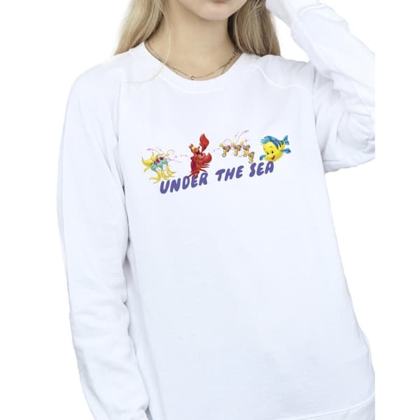 Disney Womens/Ladies The Little Mermaid Under The Sea Sweatshirt