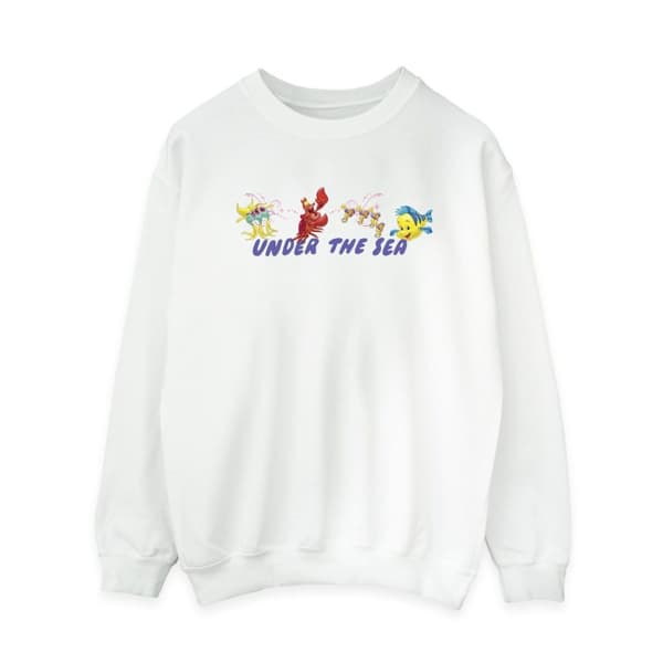 Disney Womens/Ladies The Little Mermaid Under The Sea Sweatshirt