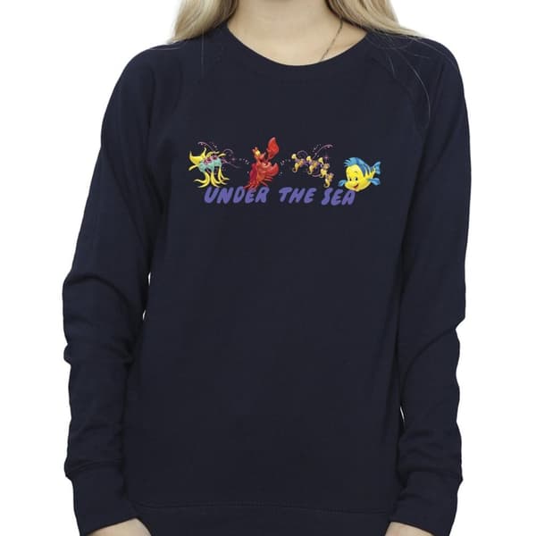 Disney Womens/Ladies The Little Mermaid Under The Sea Sweatshirt