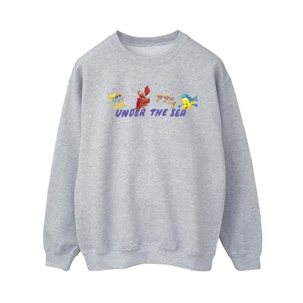Disney Womens/Ladies The Little Mermaid Under The Sea Sweatshirt