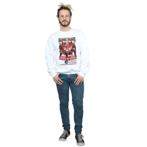 Marvel Mens Deadpool Kills Deadpool Sweatshirt