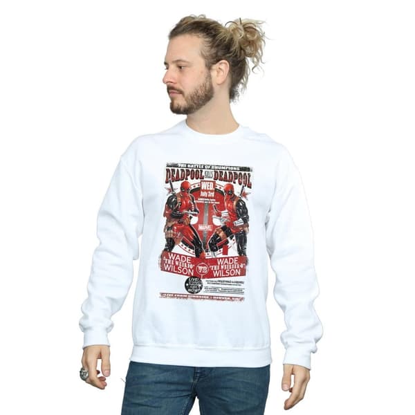 Marvel Mens Deadpool Kills Deadpool Sweatshirt