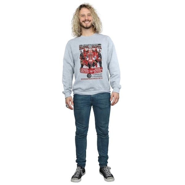 Marvel Mens Deadpool Kills Deadpool Sweatshirt