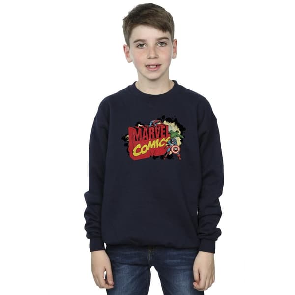 Marvel Boys Comics Big M Sweatshirt