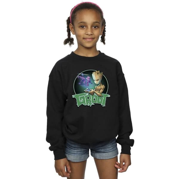 Marvel Girls Guardians Of The Galaxy Groot Gaming Ring Sweatshirt