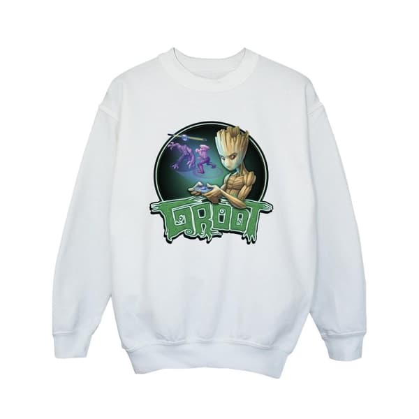 Marvel Girls Guardians Of The Galaxy Groot Gaming Ring Sweatshirt