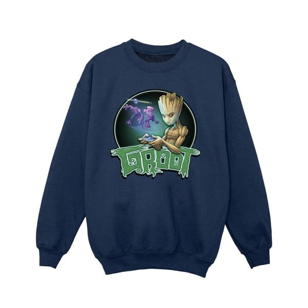 Marvel Girls Guardians Of The Galaxy Groot Gaming Ring Sweatshirt