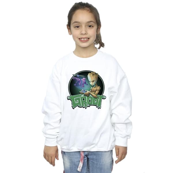 Marvel Girls Guardians Of The Galaxy Groot Gaming Ring Sweatshirt