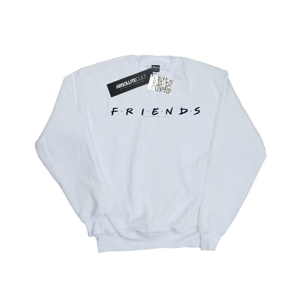 Friends Mens Text Logo Sweatshirt