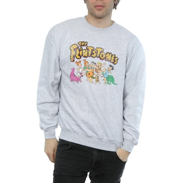 The Flintstones Sweatshirt med tryck från Group för herrar