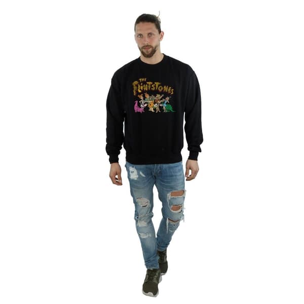 The Flintstones Sweatshirt med tryck från Group för herrar
