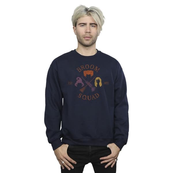 Disney Mens Hocus Pocus Broom Squad 93 Sweatshirt