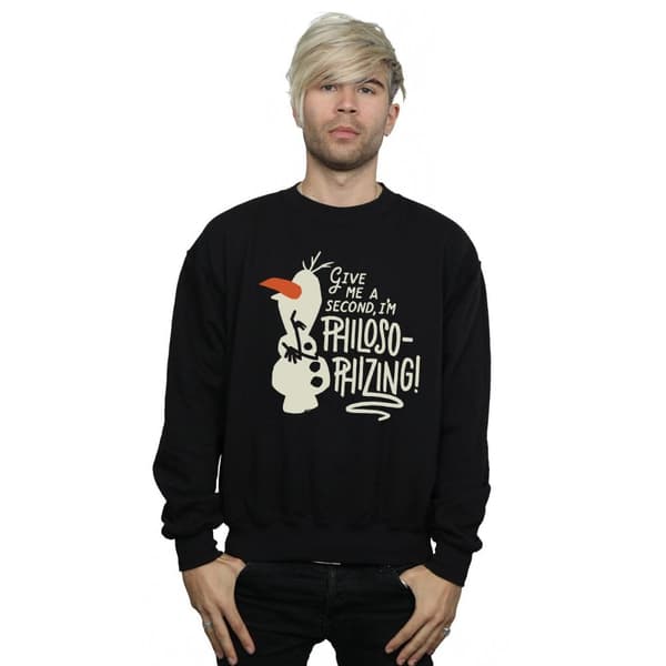 Disney Mens Frozen 2 Olaf Philosophizing Sweatshirt
