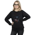 Miniatyrbillede 2 af 5: DC Comics Womens/Ladies Batman Shadow Bats Sweatshirt