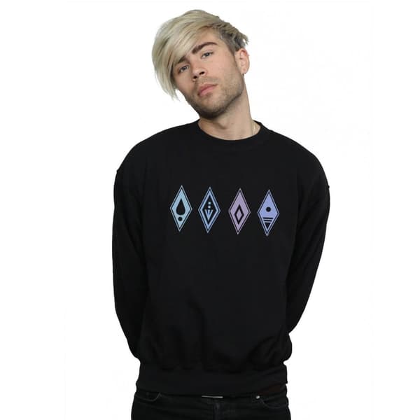 Disney Frozen 2 Elements Symbols Sweatshirt för herrar