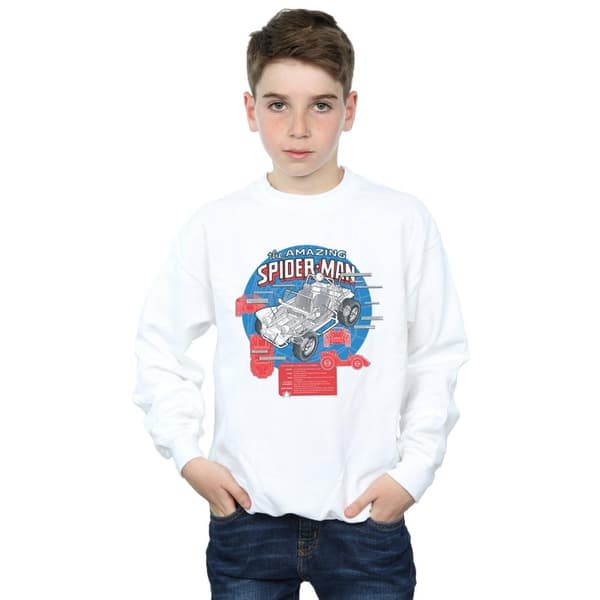 Marvel Pojkar Spider-Man Spider-Buggy Breakdown Sweatshirt