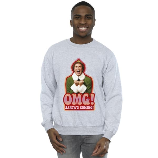 Elf Mens Santa´s Coming Sweatshirt