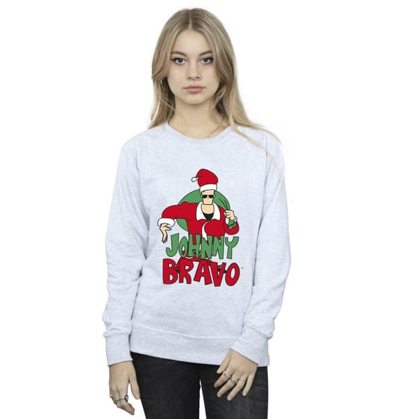 Johnny Bravo Womens/Ladies Johnny Christmas Sweatshirt