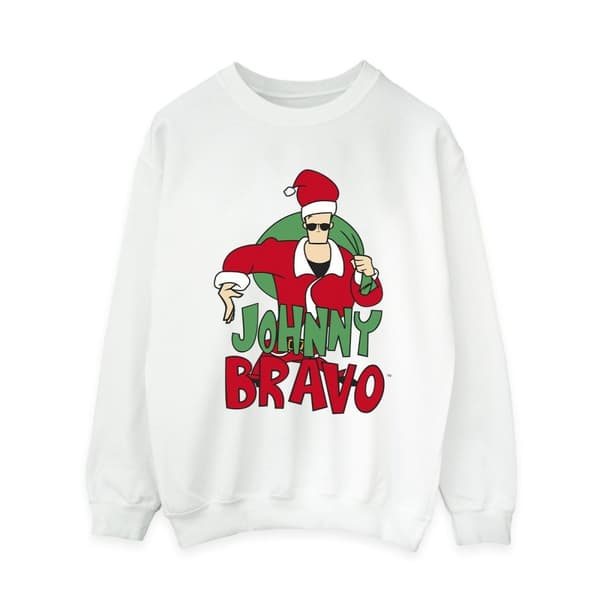Johnny Bravo Dam/Tjej Johnny Christmas Sweatshirt