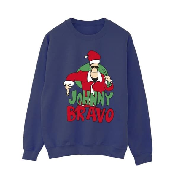 Johnny Bravo Dam/Tjej Johnny Christmas Sweatshirt