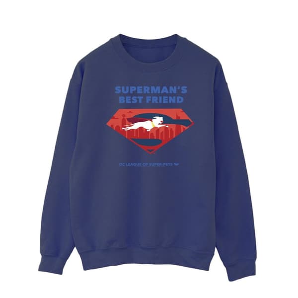 DC Comics Mens DC Comics DC League Of Super-Pets Superman´s Best Friend Sweatshirt