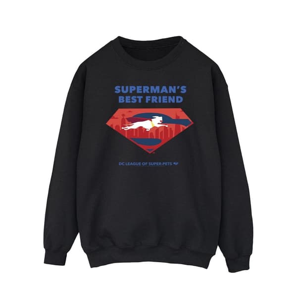 DC Comics Mens DC Comics DC League Of Super-Pets Superman´s Best Friend Sweatshirt