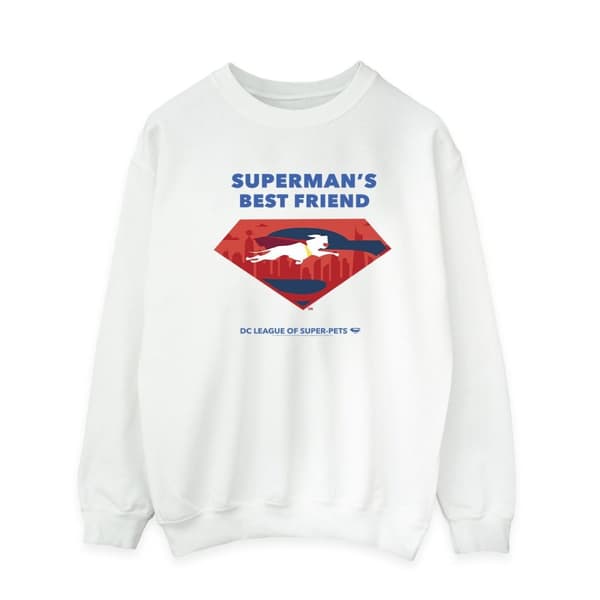 DC Comics Mens DC Comics DC League Of Super-Pets Superman´s Best Friend Sweatshirt