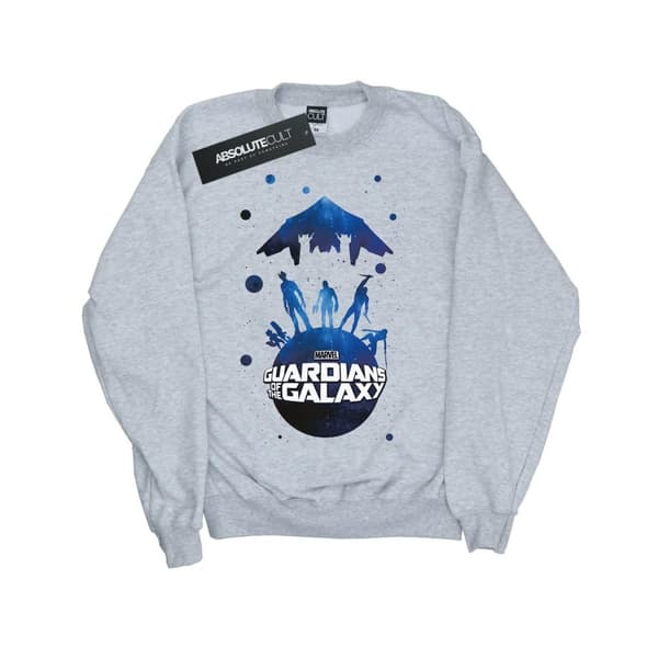 Marvel Mens Guardians Of The Galaxy Space Silhouette Sweatshirt