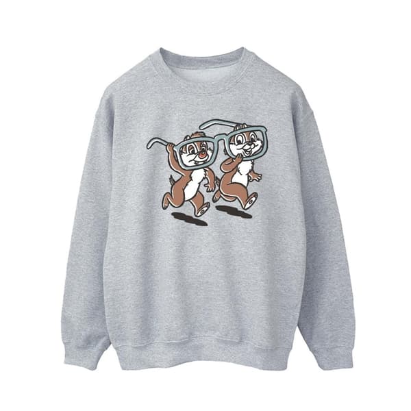 Disney Mens Chip ´n Dale Glasses Sweatshirt