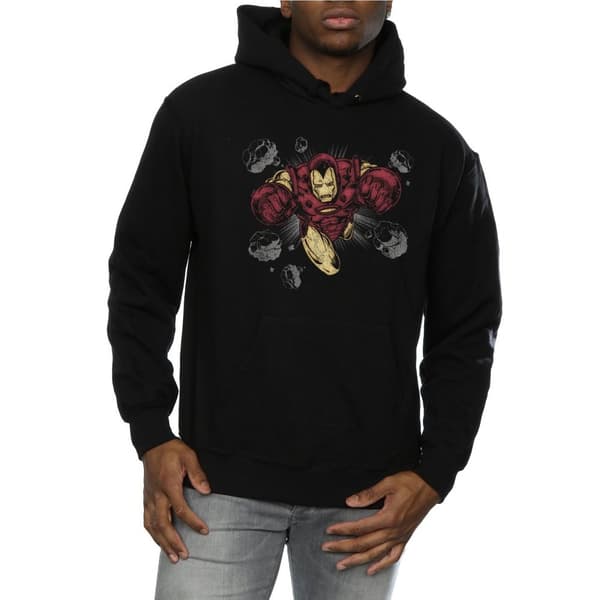 Marvel Mens Iron Man Rocks Hoodie