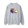 Miniatyrbild 1 av 3: Marvel Dam/Tjej Guardians Of The Galaxy Abstrakt Raket Tvättbjörn Sweatshirt